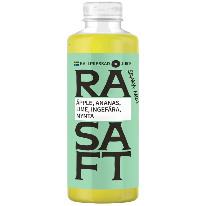 Juice Äpple Ananas Lime Ingefära 700ml Råsaft