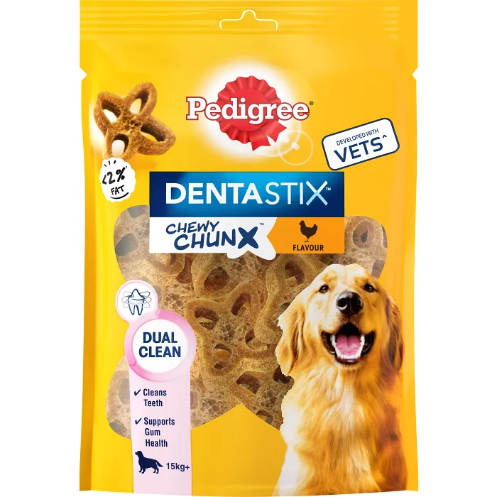 Hundtugg Chewy Chunx Maxi Kyckl kycklingsmak 68 Gram Pedigree