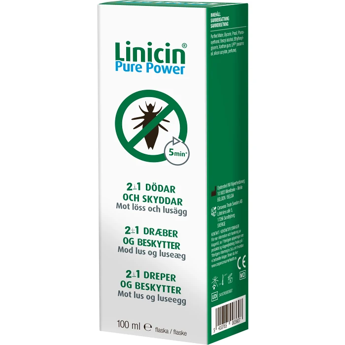 Lusmedel Pure Power 100ml Linicin