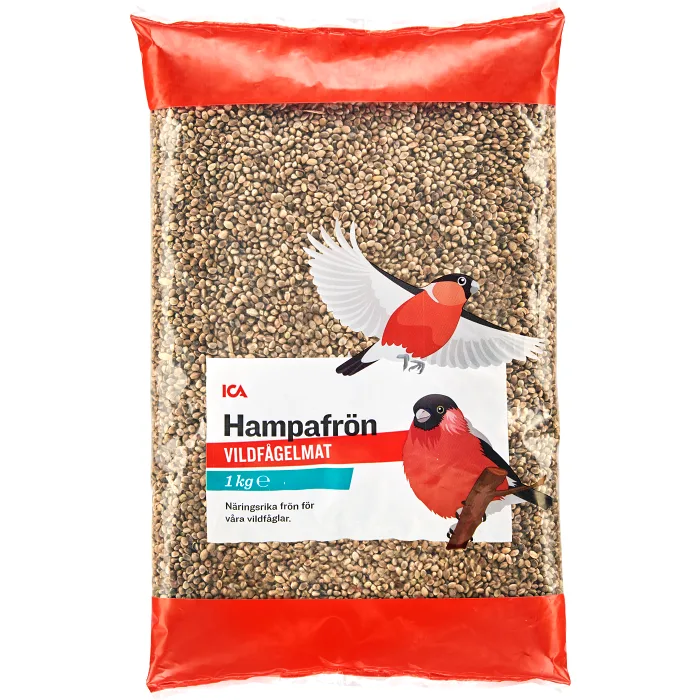 Vildfågelmat Hampfrön 1kg ICA