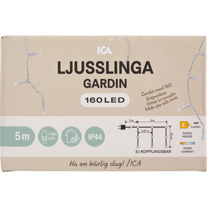 Ljusslinga istapp 5m IP44 ICA