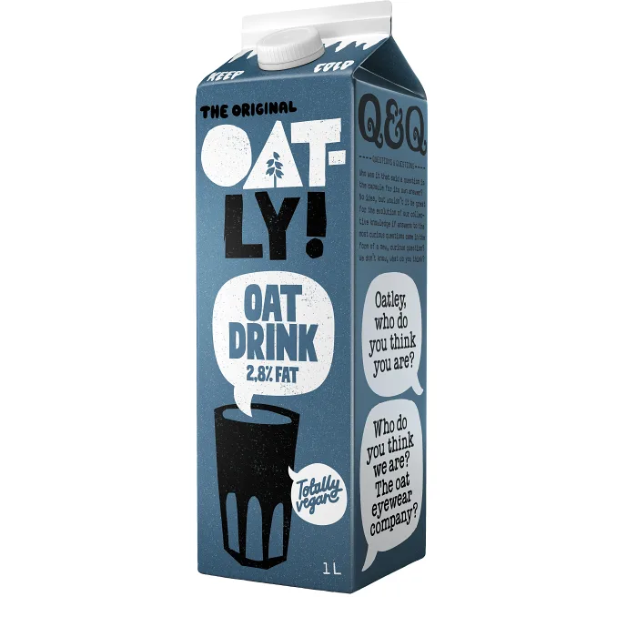 Havredryck Naturell 2,8% 1l Oatly