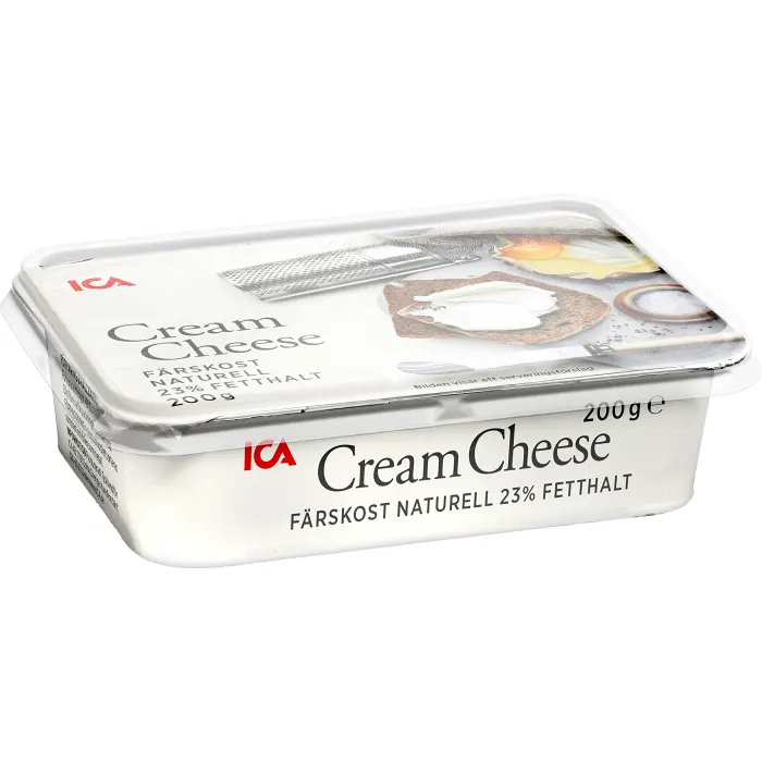 Cream cheese Naturell 23% 200g ICA