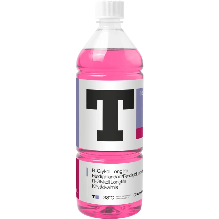 Glykol Röd 1L Färdigblandad Kemetyl