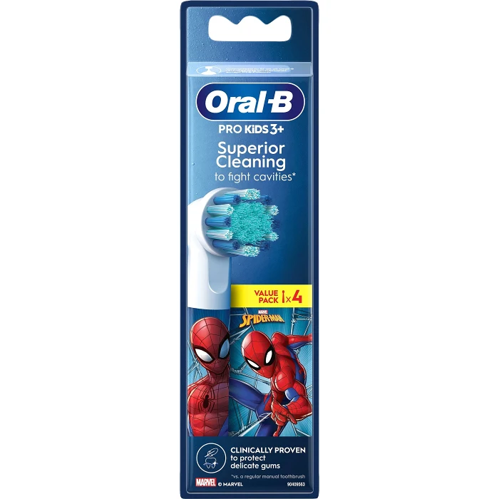 Tandborstrefill Spiderman 4p Oral-B