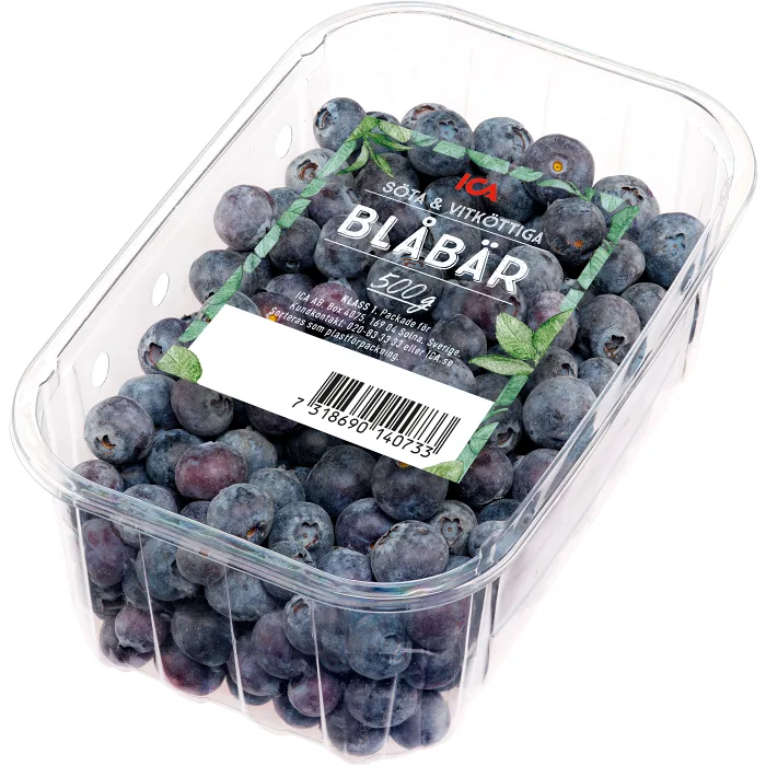 Blåbär 500g Klass 1 ICA