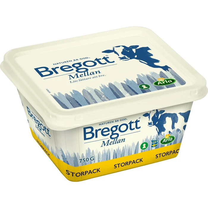 Smör & Raps Mellan 57% 750g Bregott®