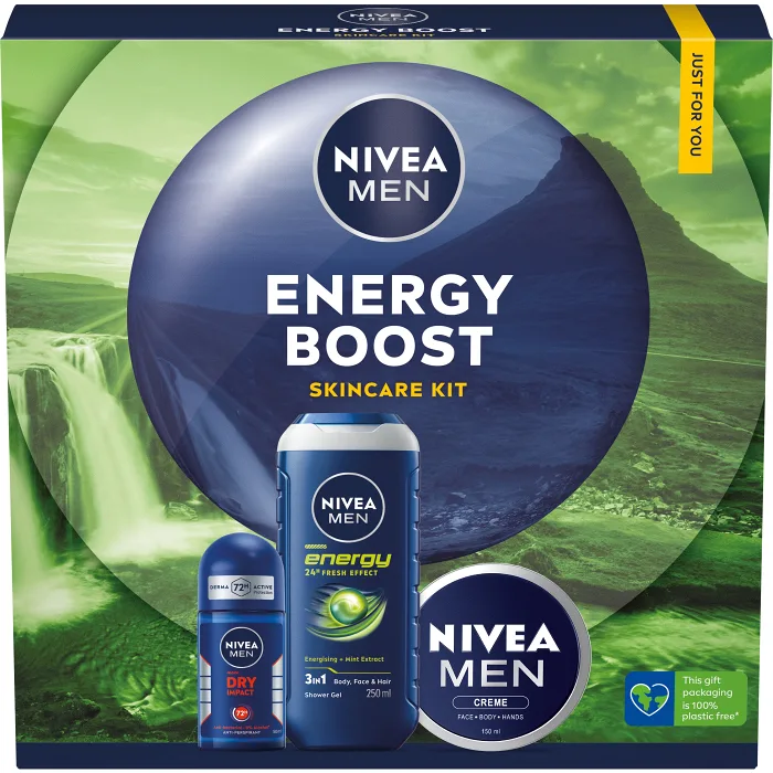 Presentbox Giftpack Energy Boost 450ml Nivea