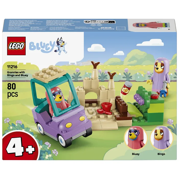 LEGO Bluey Tanter med Bingo och Bluey 11216