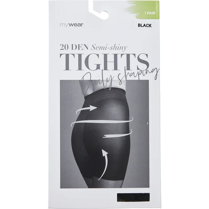 Strumpbyxa Daily Support Svart 20 den 40/42 1-p mywear