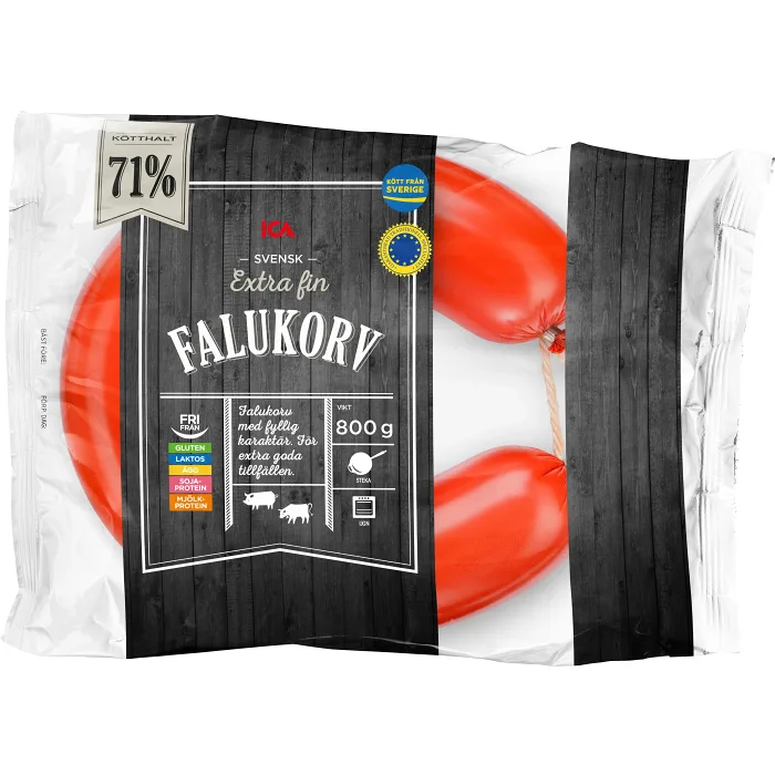 Falukorv Extra fin 71% kötthalt 800g ICA