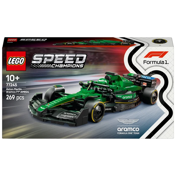 LEGO Speed Champions Aston Martin Aramco F1 AMR24 racerbil 77245
