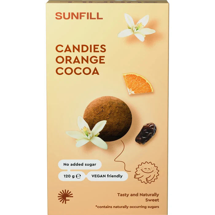 Dadlar Orange and Cocoa 120g Sunfill