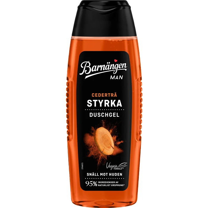 Duschgel MAN Styrka Cederträ 250ml Barnängen