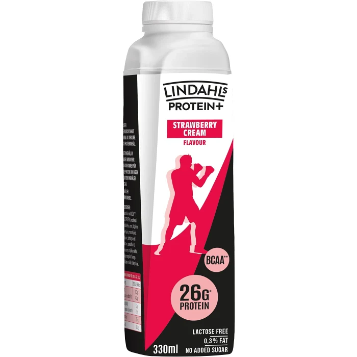 Drickkvarg Strawberry Cream 330ml Lindahls
