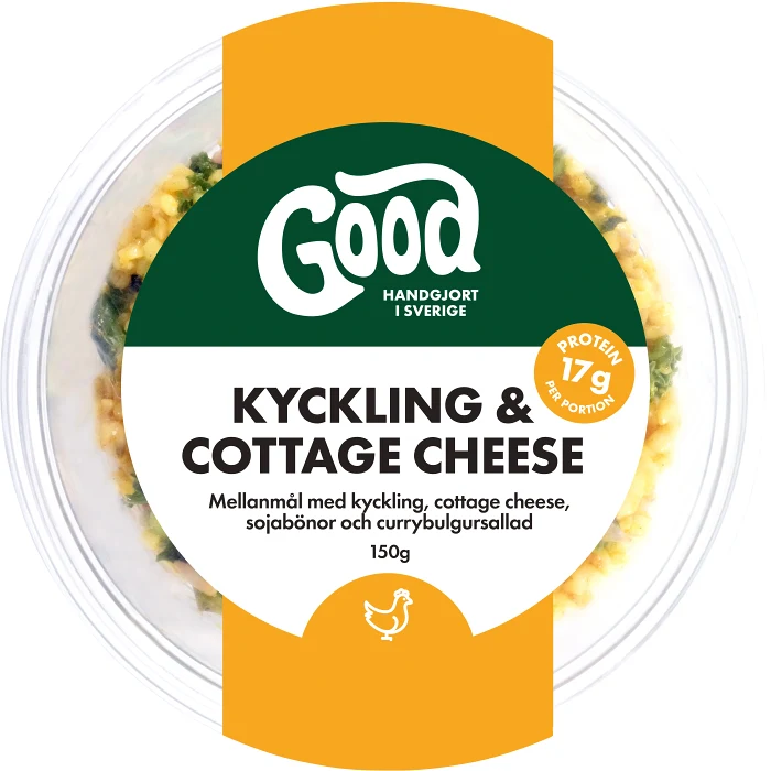 Mellanmål Kyckling Cottage cheese 150g GOOD