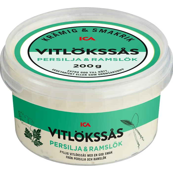 Vitlöksås persilja och ramslök 200g ICA