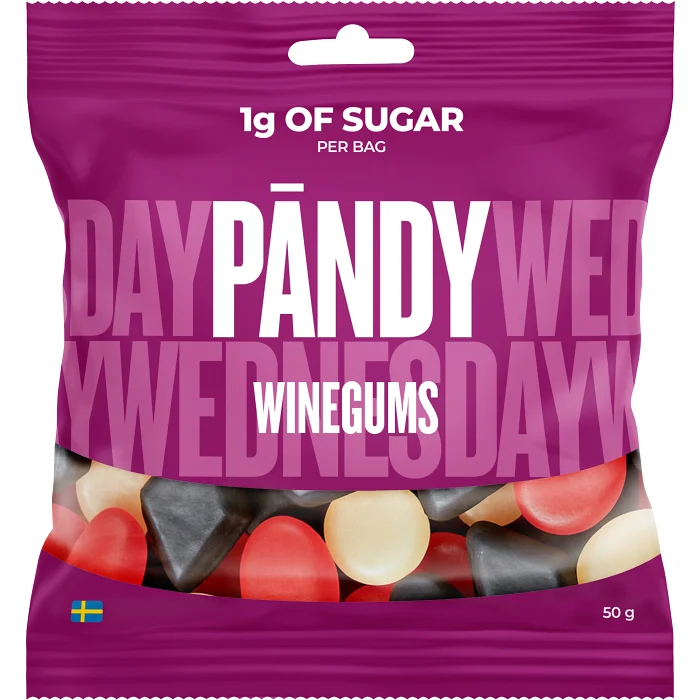 Gelégodis Candy Winegums 50g Pändy