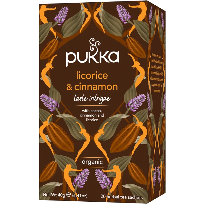 Licorice & cinnamon te Ekologisk 20-p Pukka