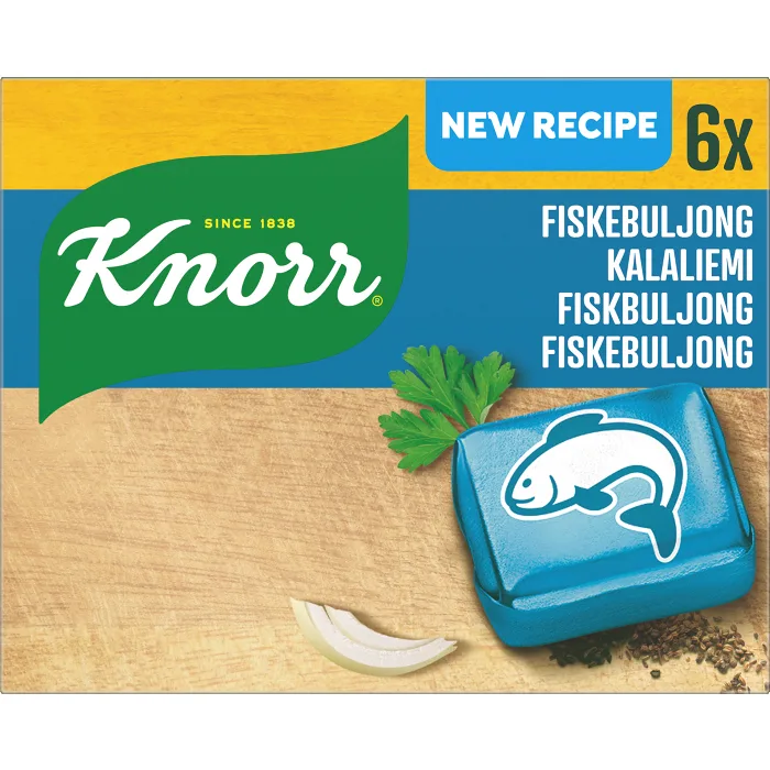 Fiskbuljongtärningar 6-p 3l Knorr
