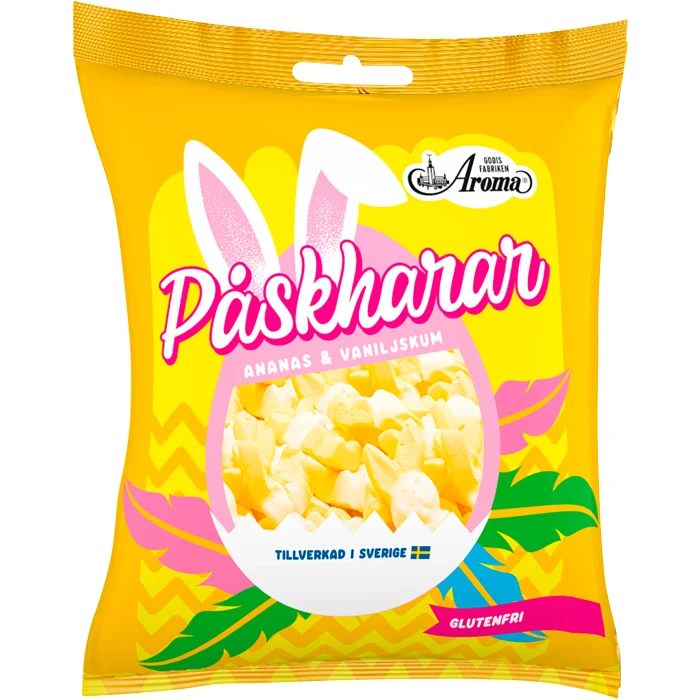 Påskhare Ananas & Vaniljskum 90g Aroma