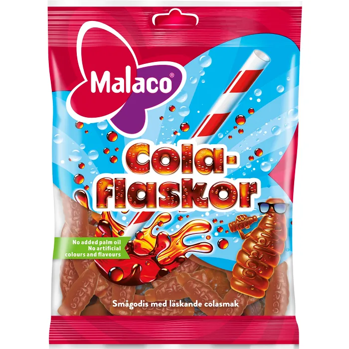 Godispåse Colaflaskor 95g Malaco