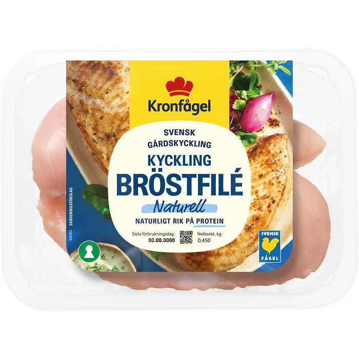 Kycklingbröstfilé Färsk 450g Kronfågel