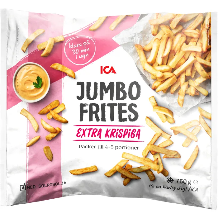 Jumbo frites Fryst 750g ICA