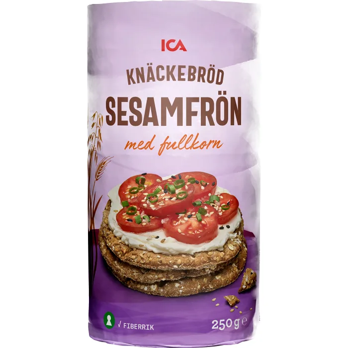 Fullkornsknäcke Sesam 250g ICA