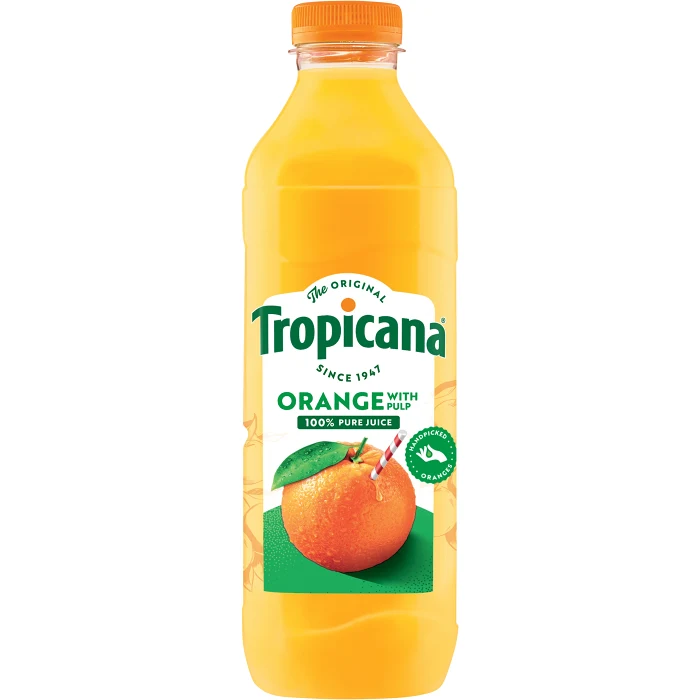 Apelsinjuice med fruktkött 1,5l Tropicana
