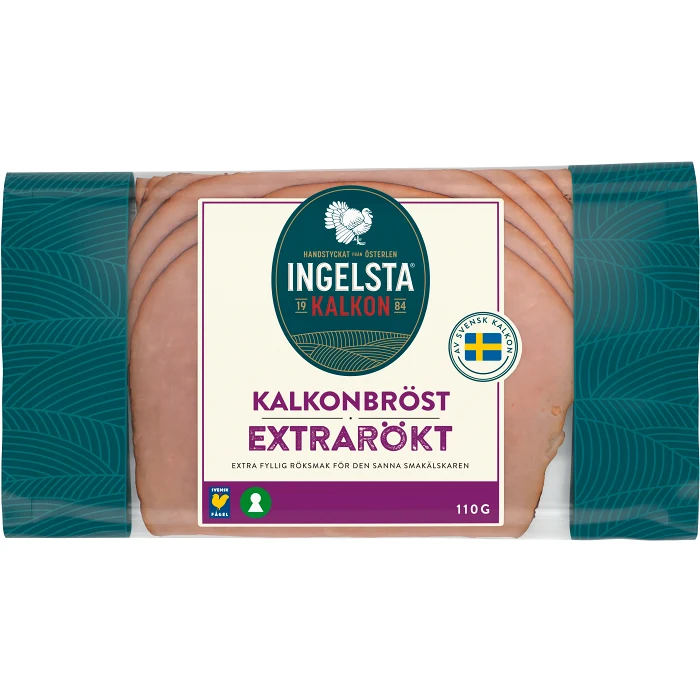 Kalkonbröst Extrarökt 110g Ingelsta Kalkon