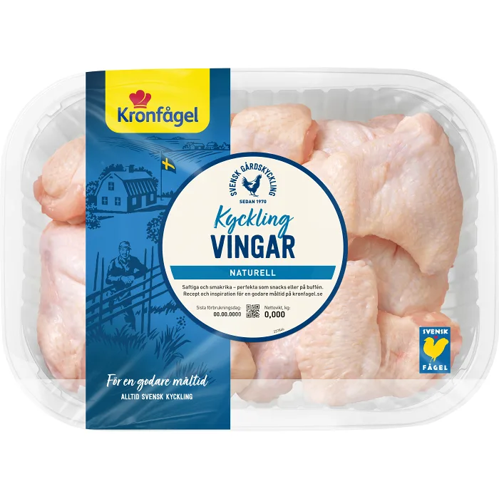 Kycklingvingar ca 900g Kronfågel