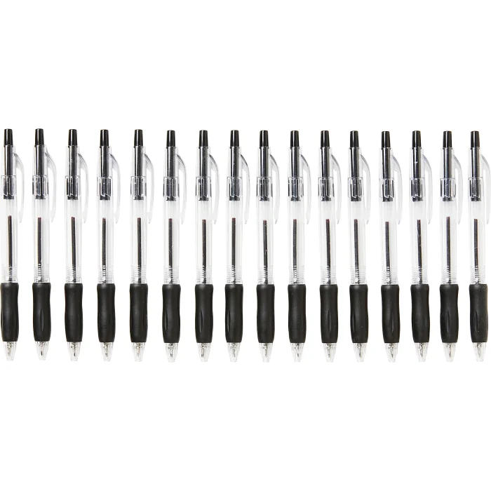 Kulspetspenna svart 20-p ICA