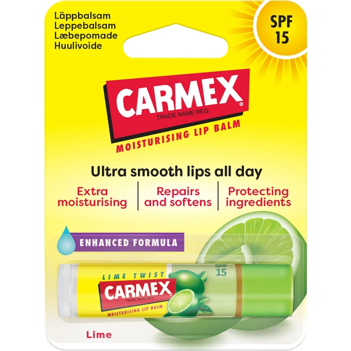 Läppbalsam SPF15 Stick Lime Twist Ultra Moisturising 4,25g Carmex