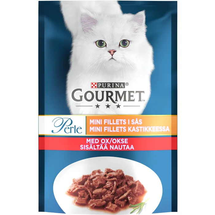 Kattmat Oxkött 85g Gourmet