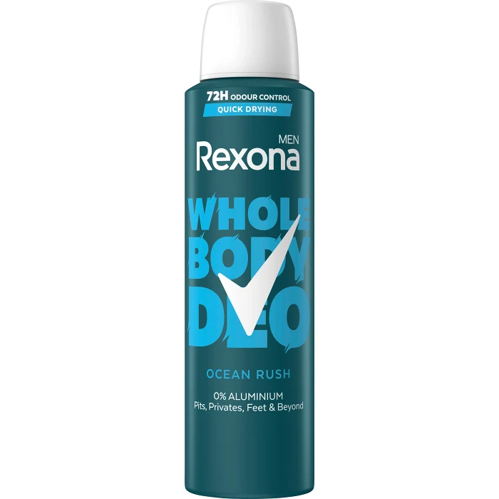 Deodorant Spray All Body Ocean Rush 150ml Rexona