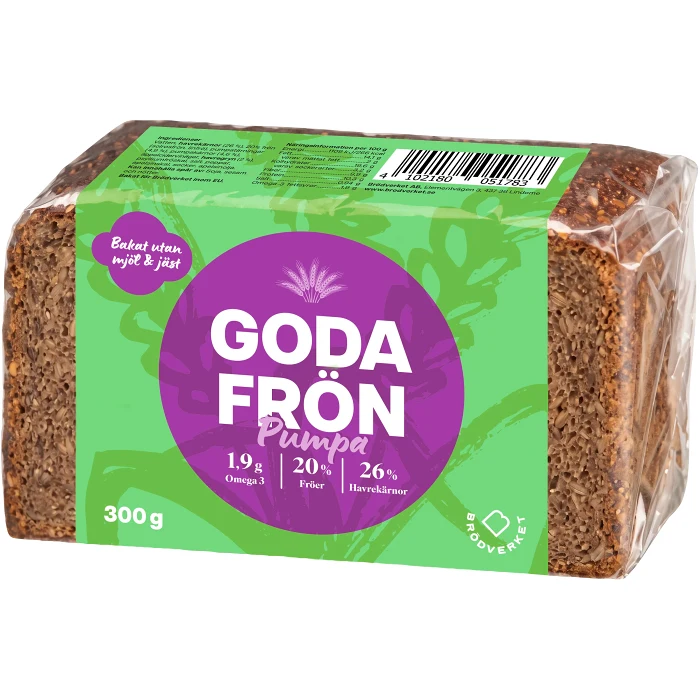 Goda Frön med Pumpa 300g Brödverket