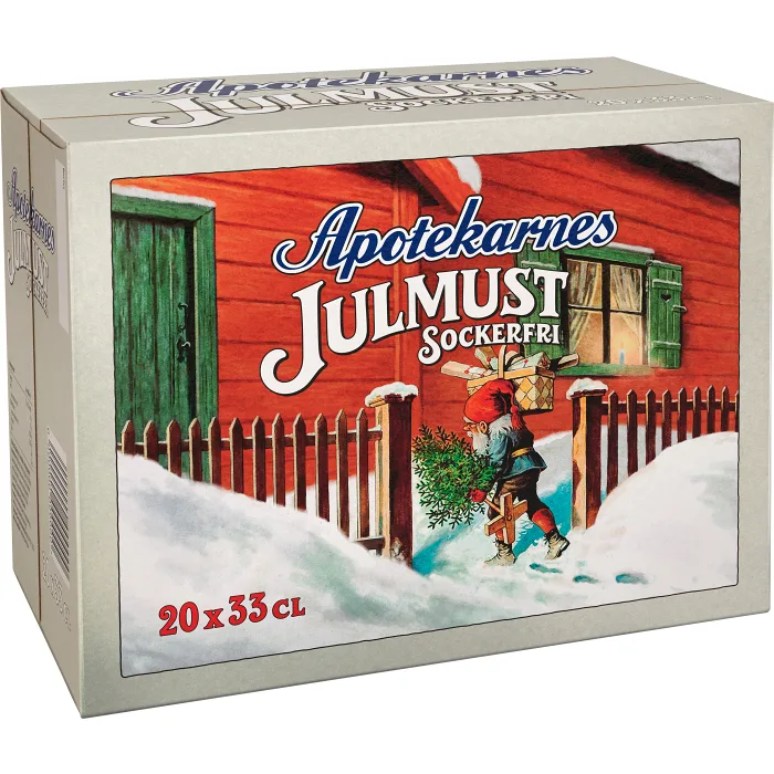 Läsk Julmust Sockerfri 20-pack 33cl Apotekarnes