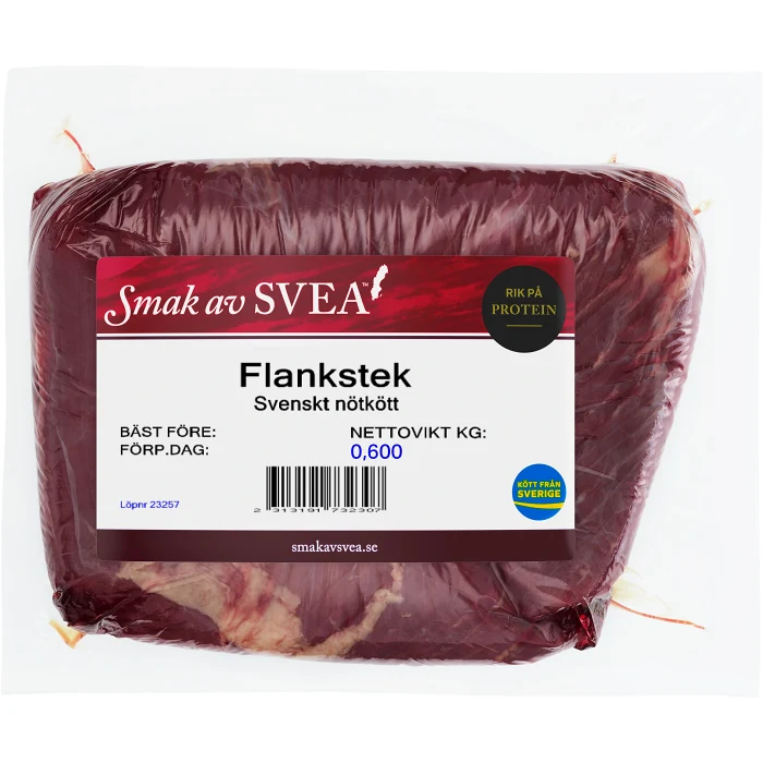 Flankstek Färsk ca 600g Smak av Svea