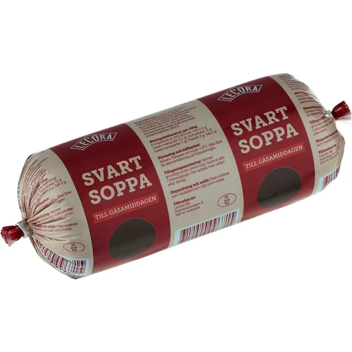 Svartsoppa 500g Lecora