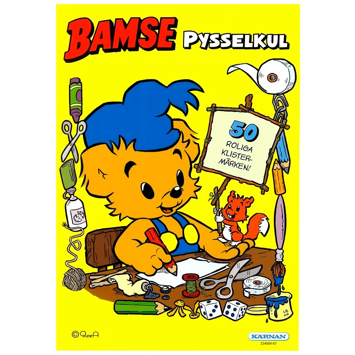 Pysselbok Bamse Pysselkul
