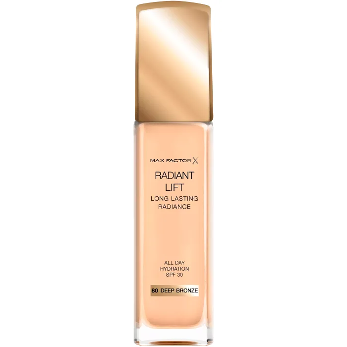 Foundation Radiant Lift 80 Deep Bronze 1-p Max Factor