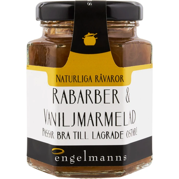 Rabarber & Vaniljmarmelad 120g Engelmanns
