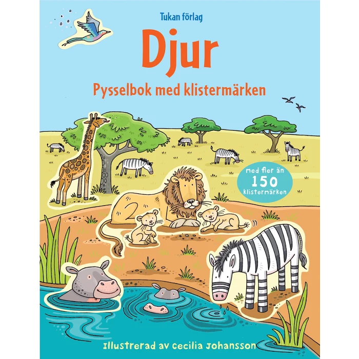 Djur : pysselbok med klistermärken