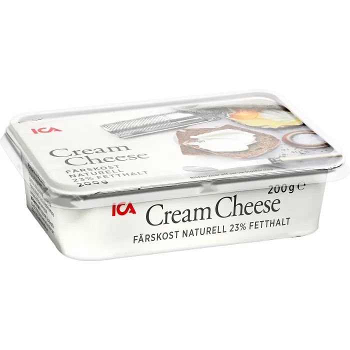 Cream cheese Naturell 200g ICA Handla mat online från din lokala ICA