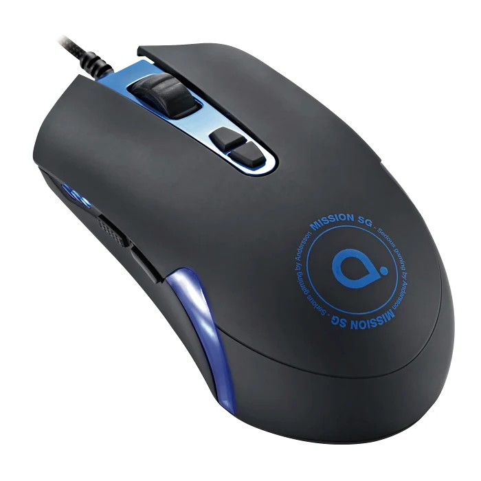 Gamingmus Optisk Svart GGM 2.1 Mission SG