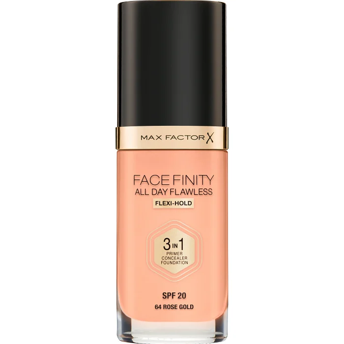 Foundation 3 in 1 Face Finity nr 64 Rose Gold 30ml Max Factor