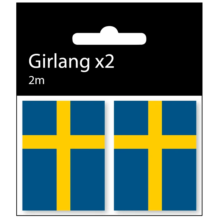 Girlang Miniflaggor 2m 2-p