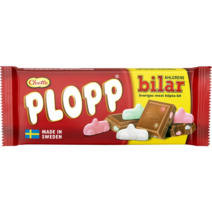 Plopp Ahlgrens Bilar 75g Cloetta