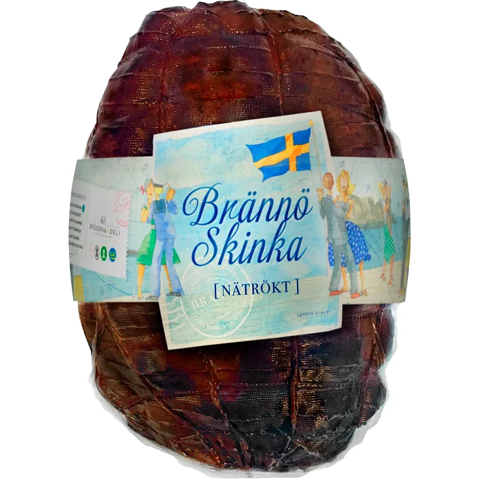 Brännö rökt skinka ca 10g